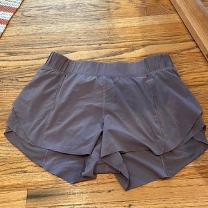Lululemon purple running shorts